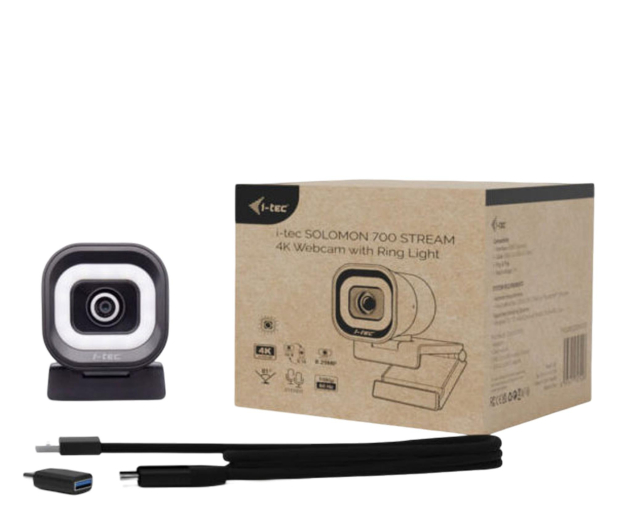 i-tec SOLOMON 700 STREAM 4K Webcam Ring Light PDAF 16:9/9:16 - 1500524 - zdjęcie 4
